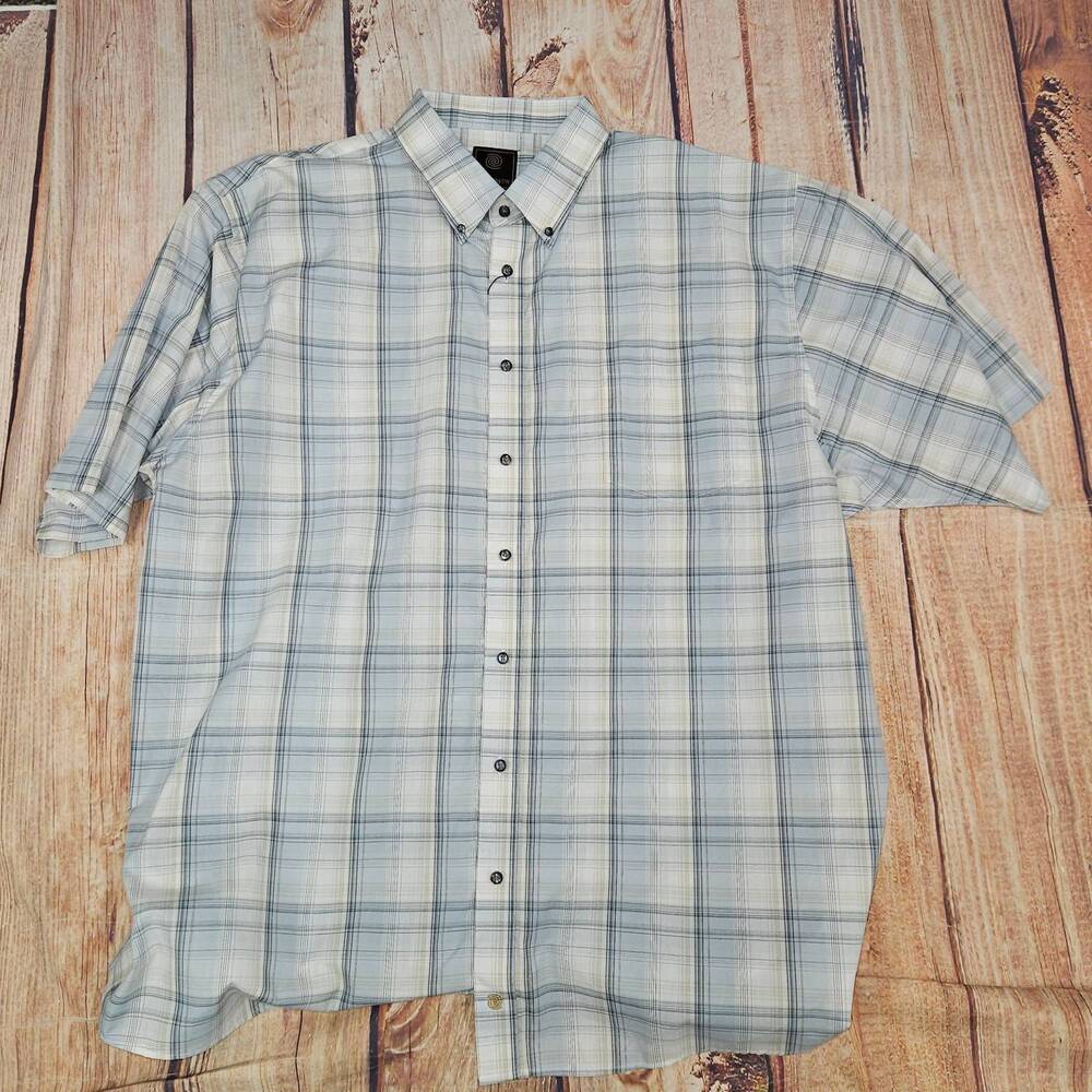 NEW F/X FUSION men's plaid top